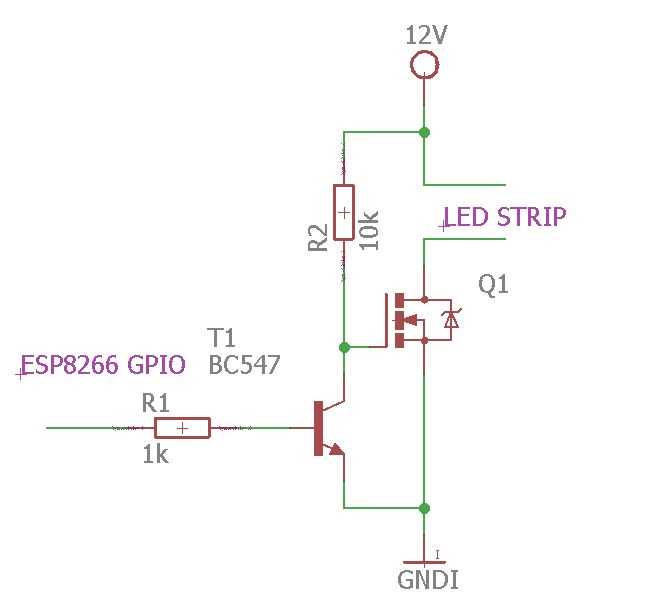 mosfet transistor circuit diagram