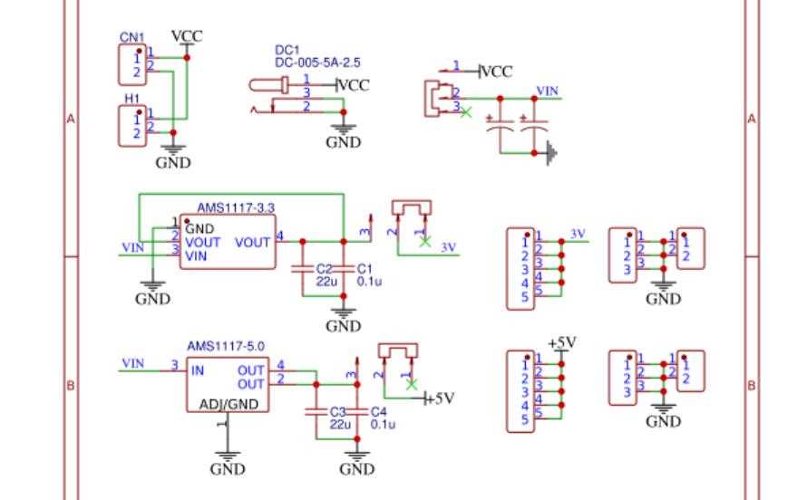 most schematic diagrams are made up of