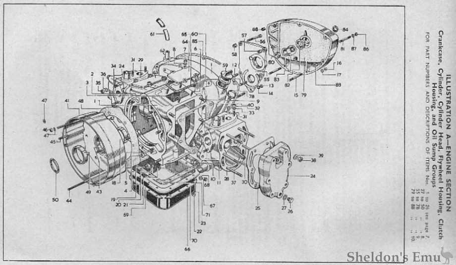 motorcycle engine schematic diagram