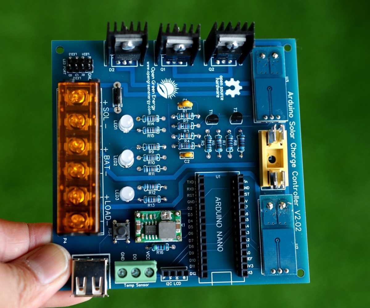 mppt solar charge controller circuit diagram