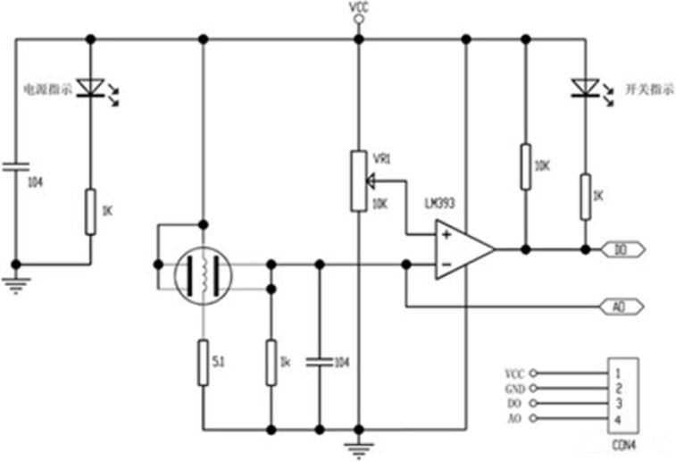 mq135 gas sensor circuit diagram