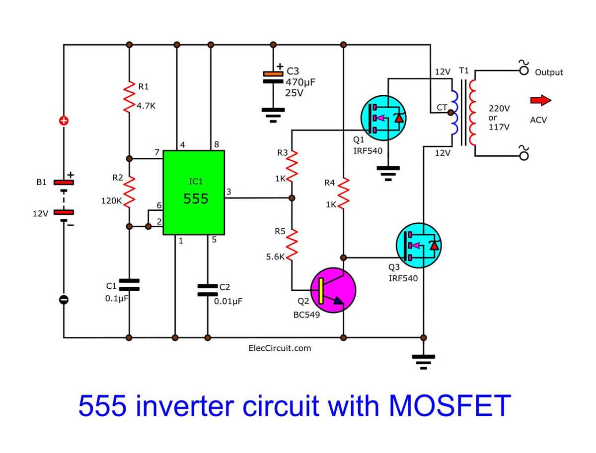 5kva inverter schematic diagram