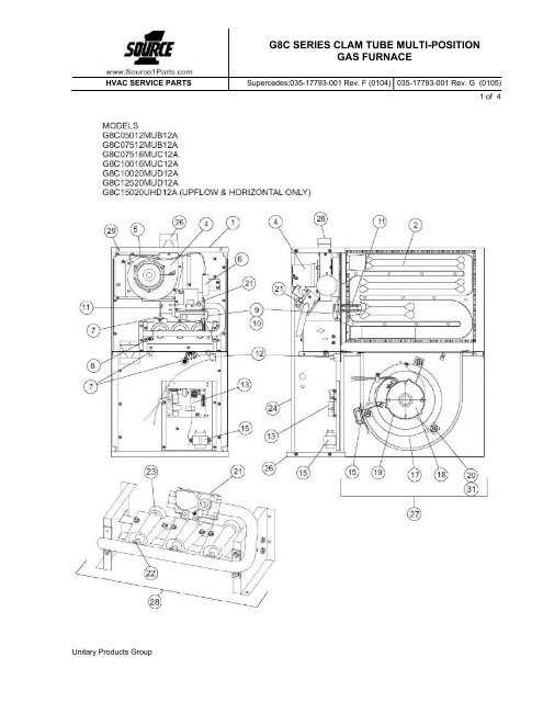 gas furnace schematic diagram