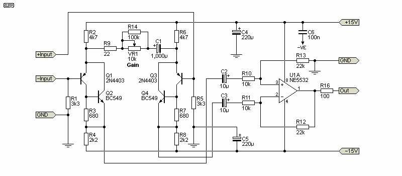 mini mixer schematic diagram
