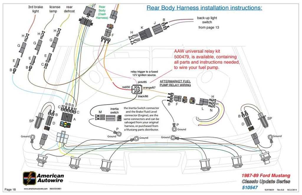 1989 ford mustang wiring diagram