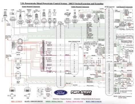 wiring schematic diagram for a 4500 ford diesel engine