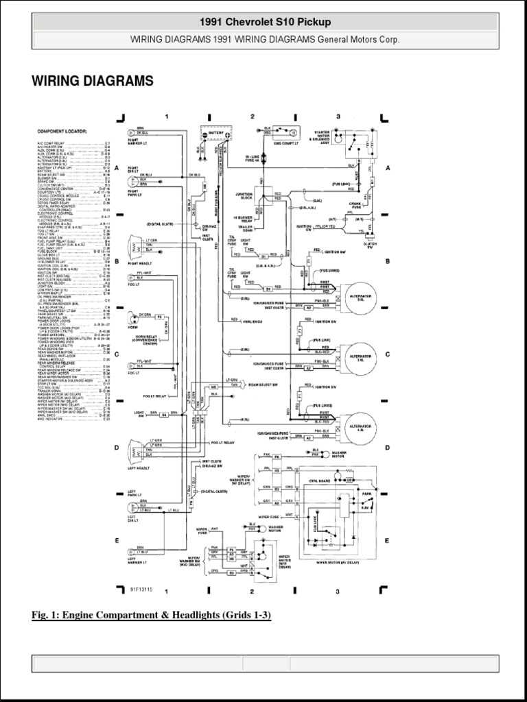 chevrolet s10 wiring diagram