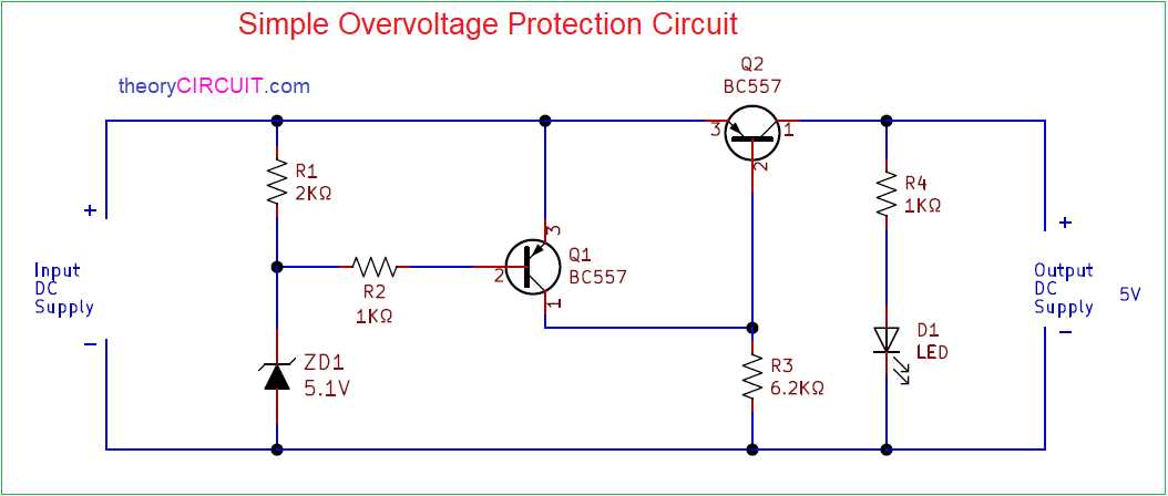 over voltage protection circuit diagram
