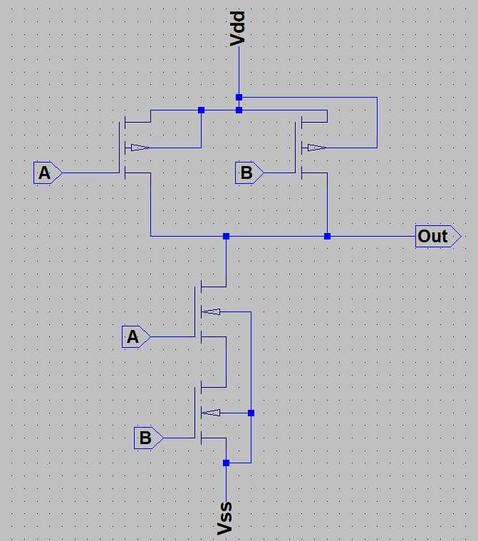 nand gate circuit diagram