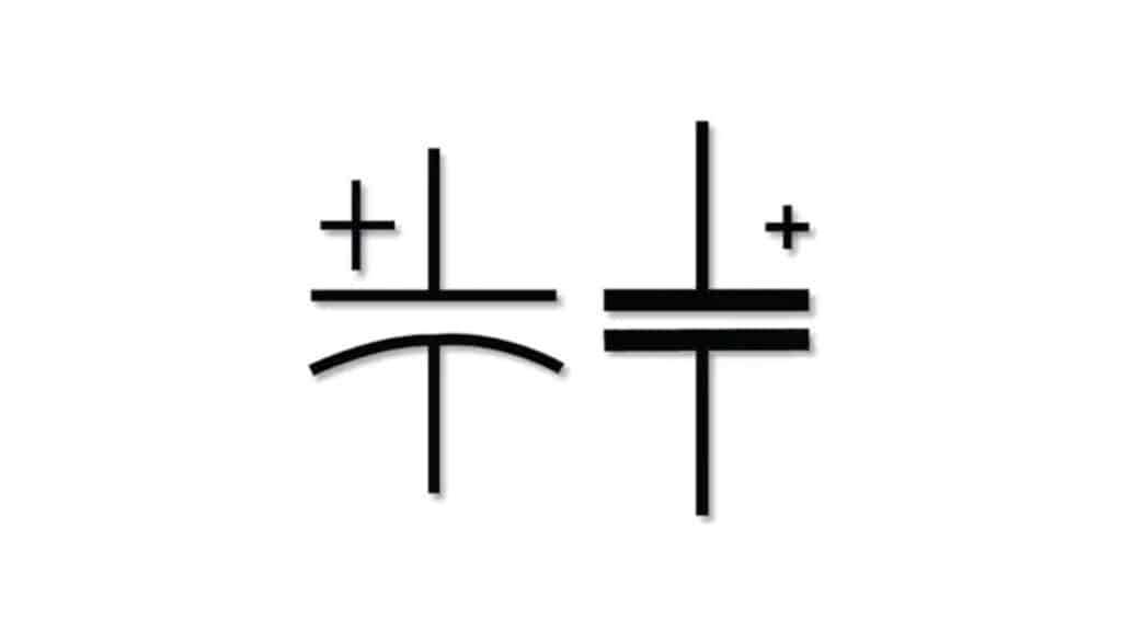 capacitor schematic diagram