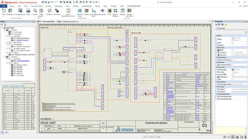 schematic diagram building