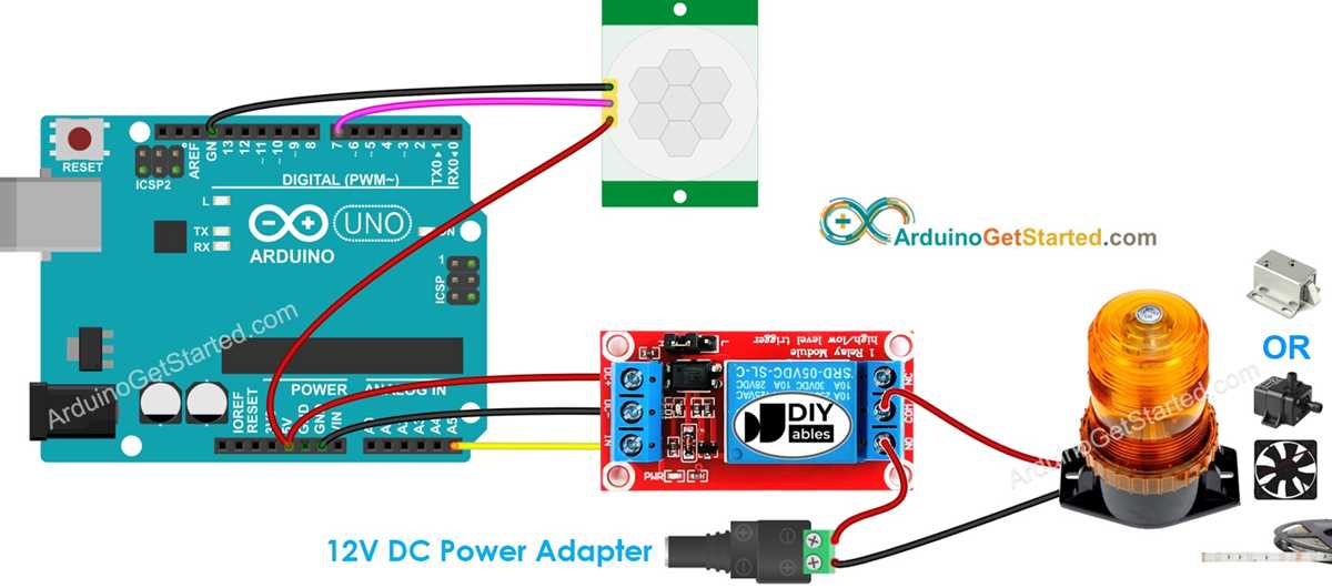 12v motion sensor wiring diagram