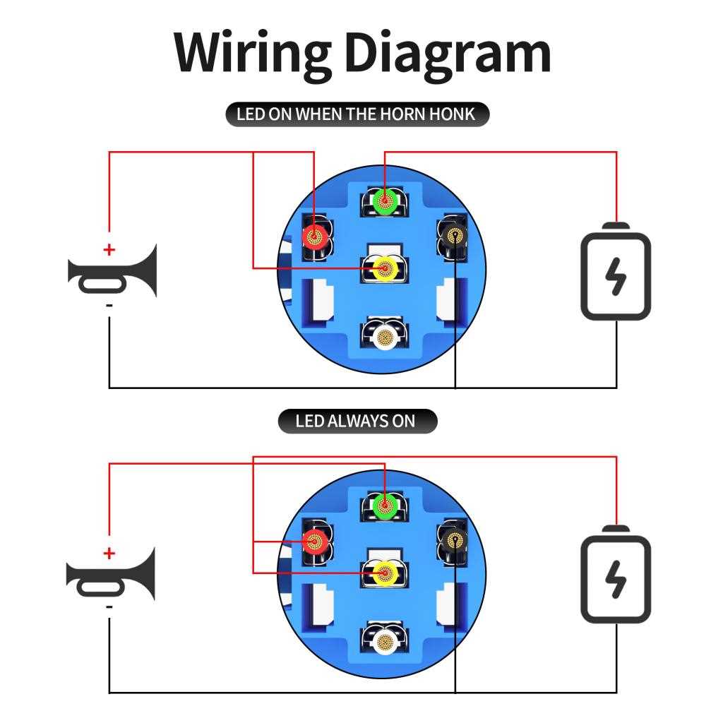 push button horn wiring diagram