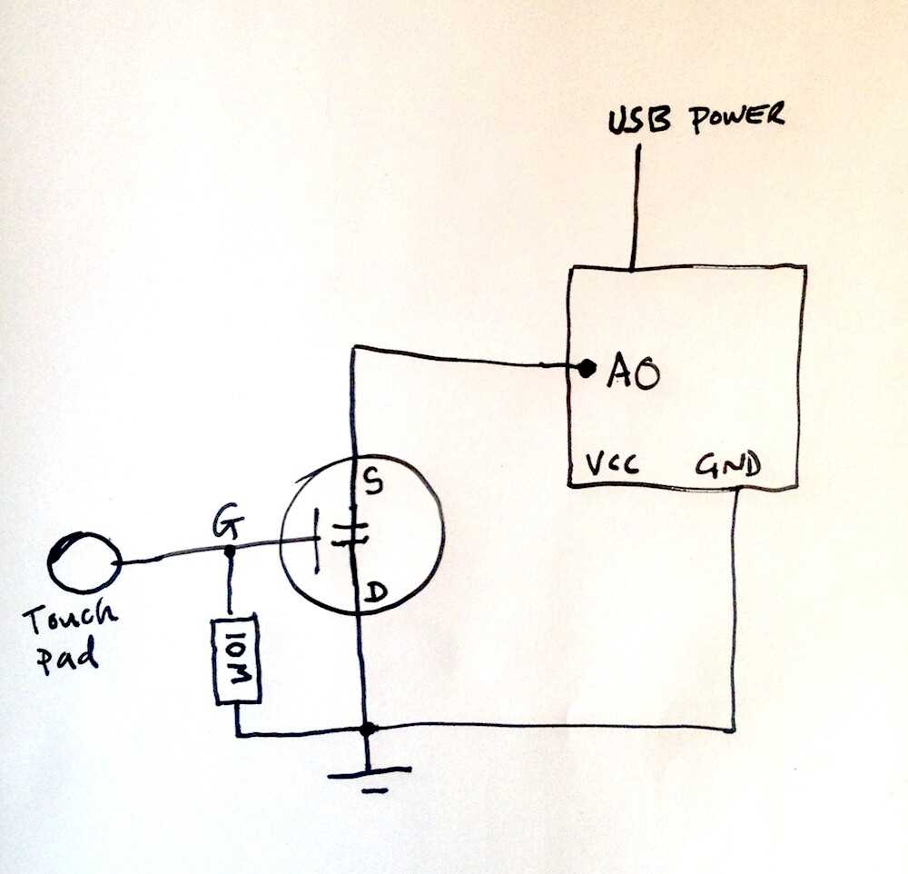touch switch circuit diagram