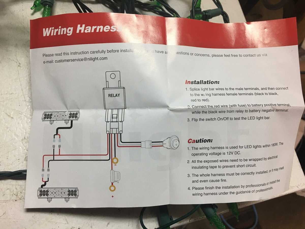 nilight light bar wiring diagram