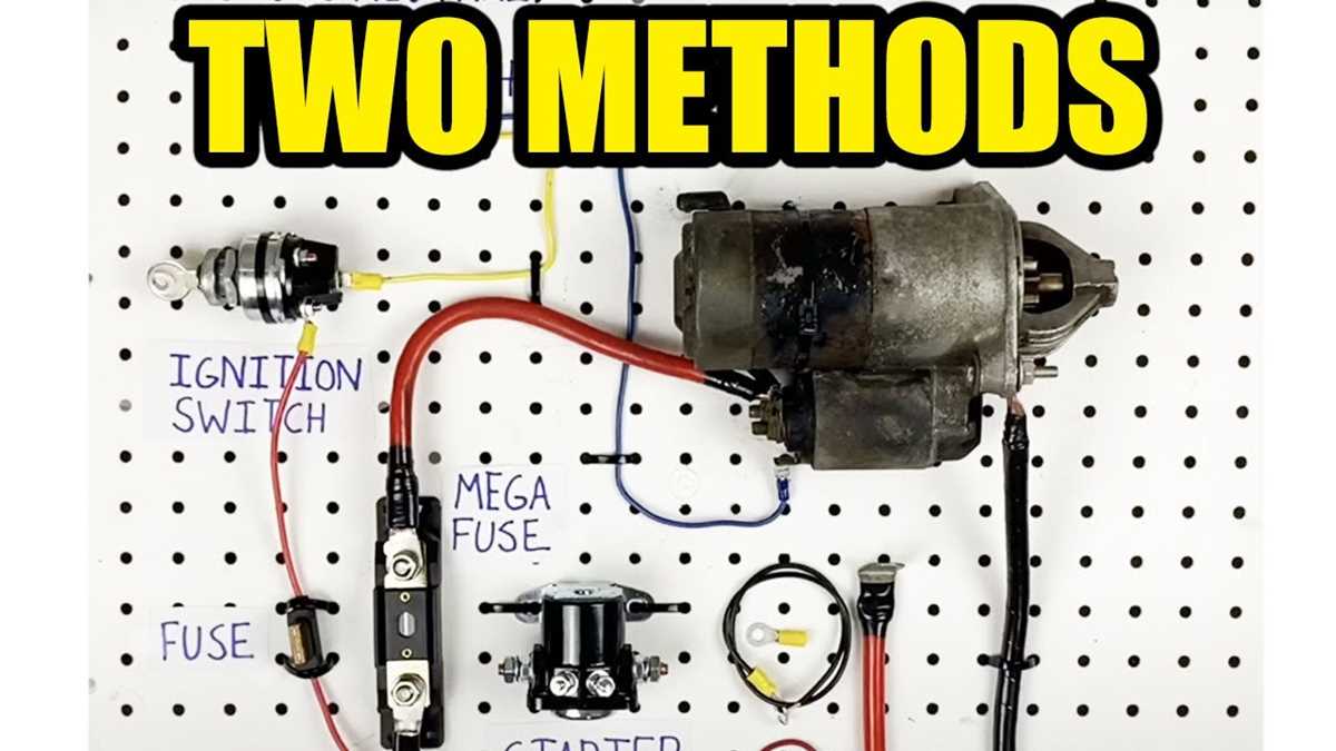 kubota starter wiring diagram