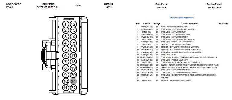 2018 f150 mirror wiring diagram