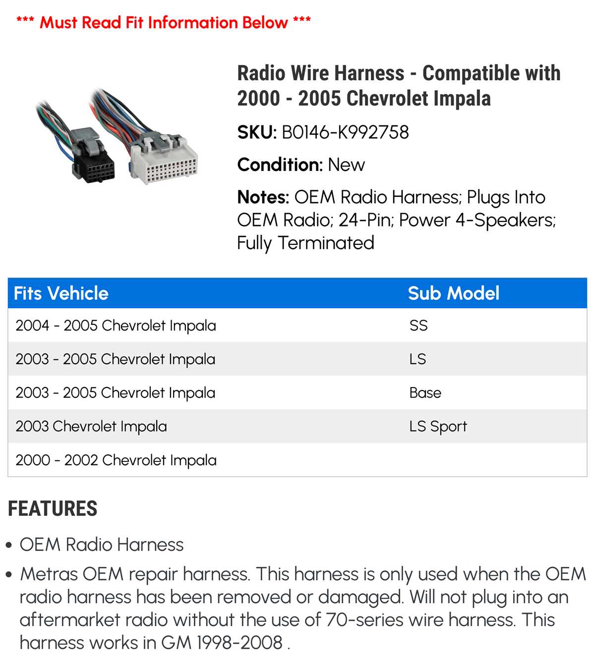 2004 chevy silverado stereo wiring harness diagram