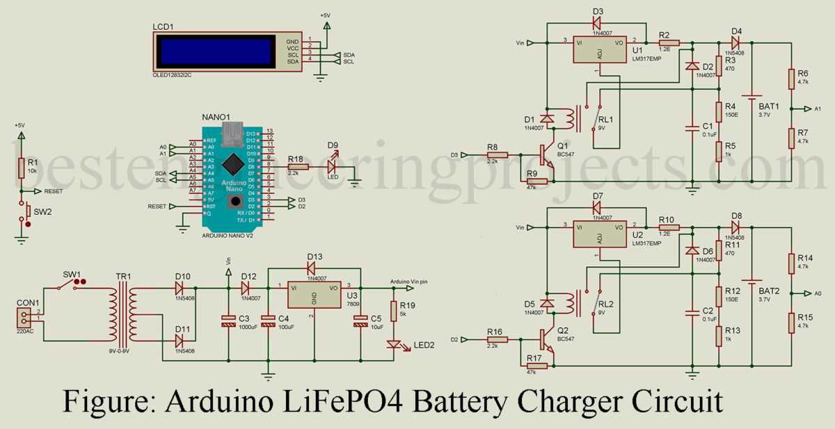 lipo battery charger circuit diagram