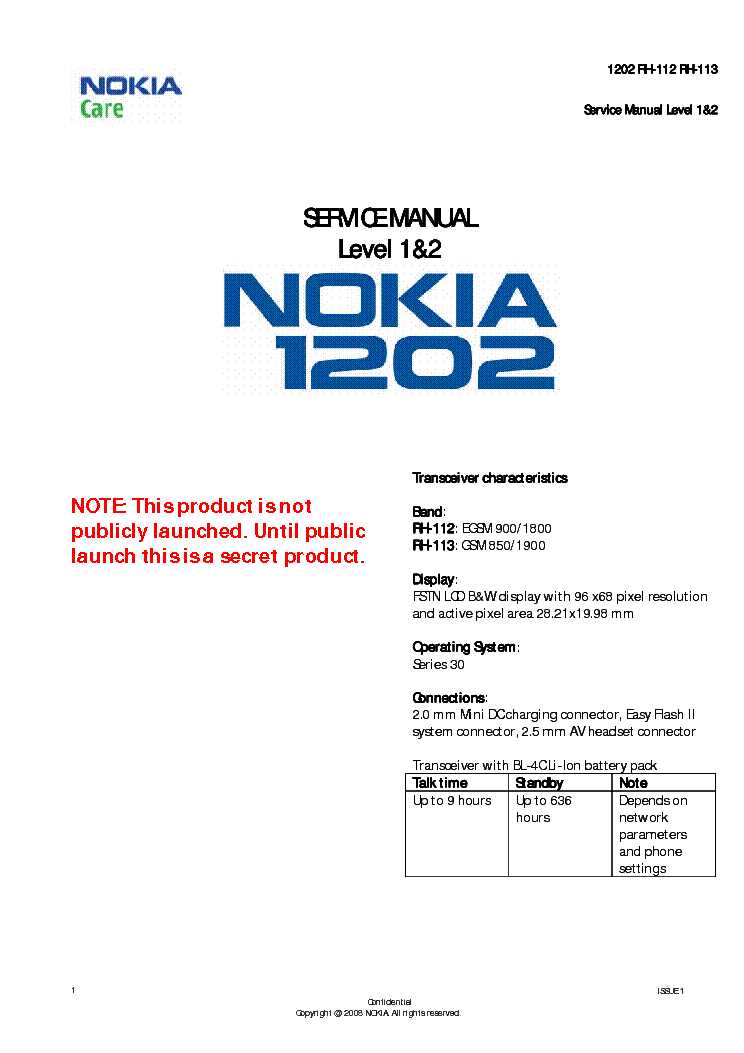 nokia 2 schematic diagram