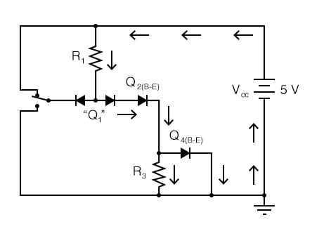 not logic gate circuit diagram