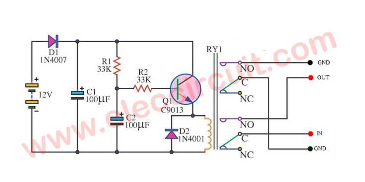 audio delay circuit diagram