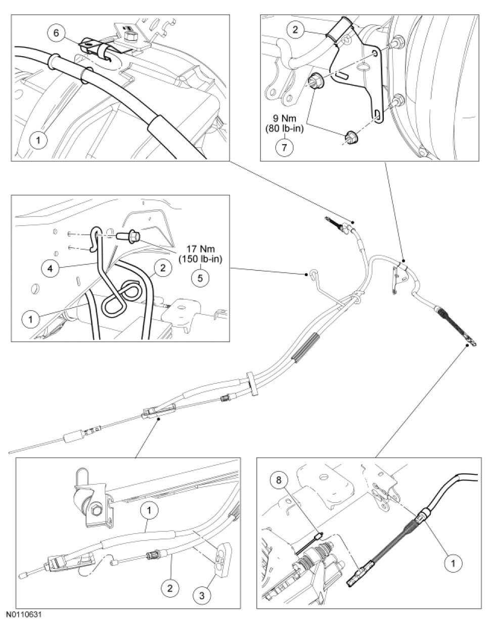 schematic diagram ford 1999 explorer parking brake system