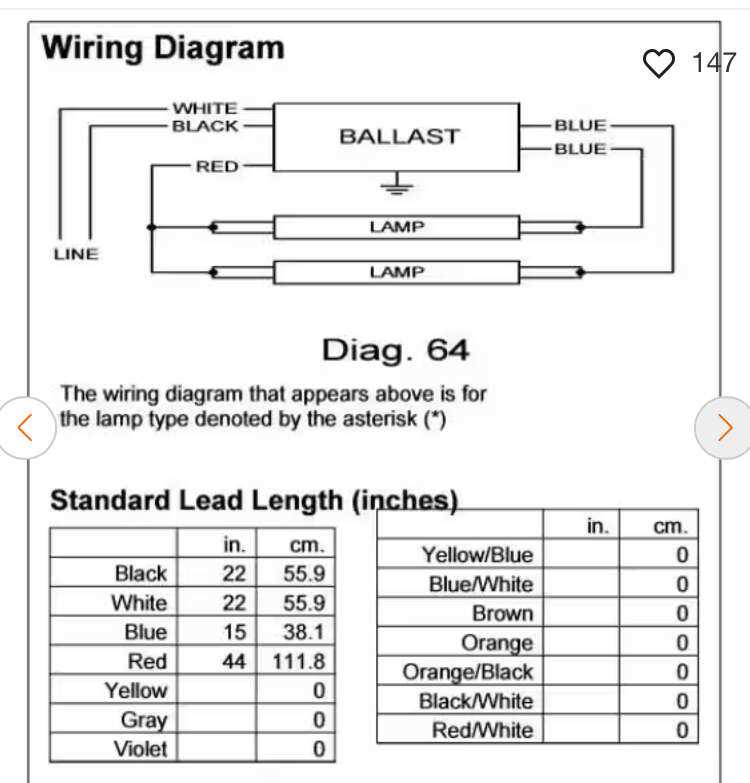 t8 4 lamp ballast wiring diagram
