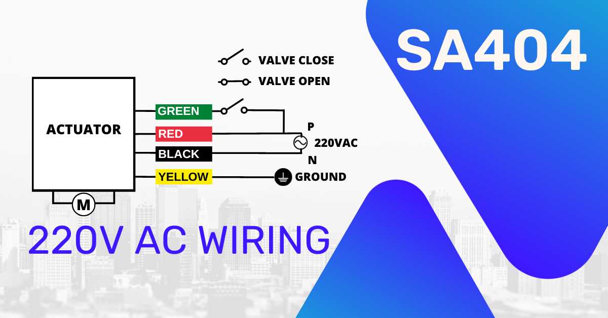 4 wire actuator wiring diagram