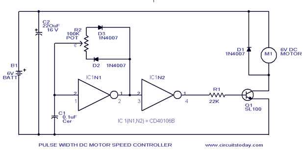 basic motor control circuit diagram