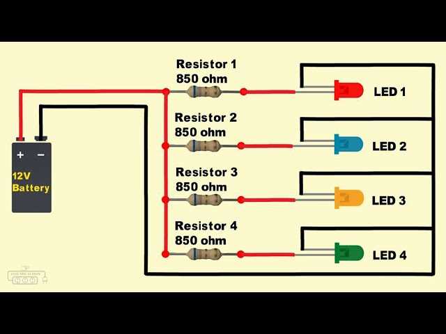 circuit diagram with led