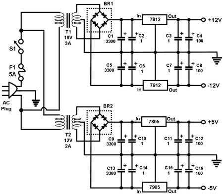 power pack circuit diagram