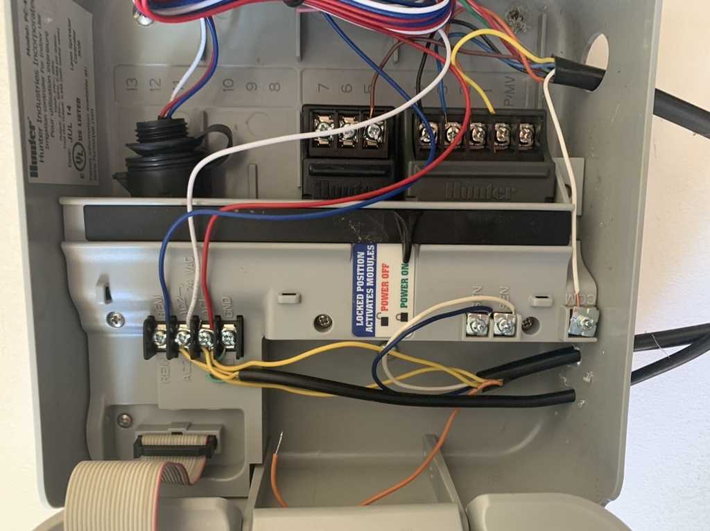 hunter rain sensor wiring diagram