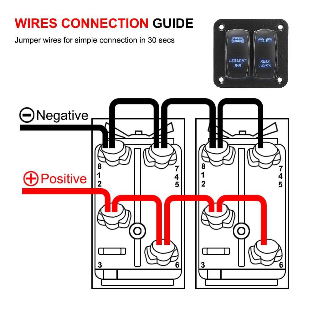 rocker switch wiring diagram 5 pin