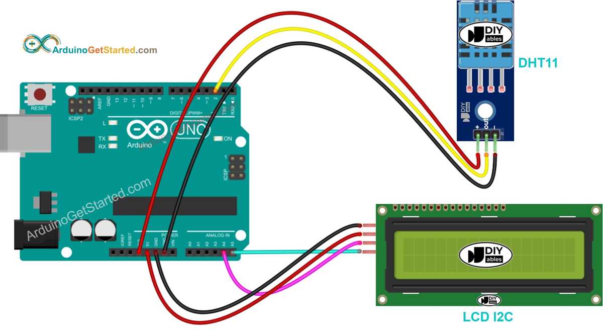 dht11 sensor schematic diagram