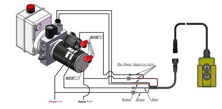 dump truck 12 volt hydraulic pump wiring diagram