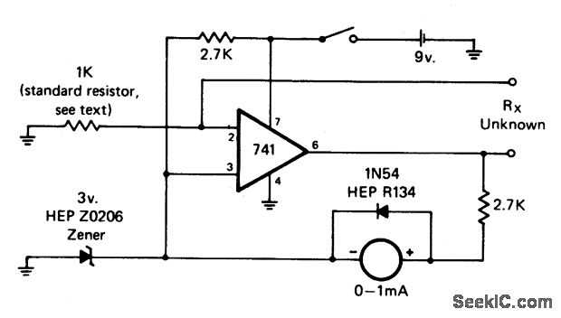 ohmmeter circuit diagram