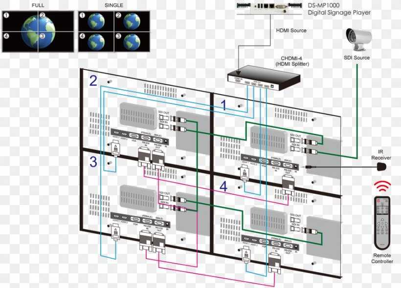 computer monitor schematic diagram