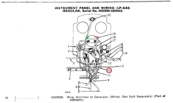 tractor ammeter wiring diagram