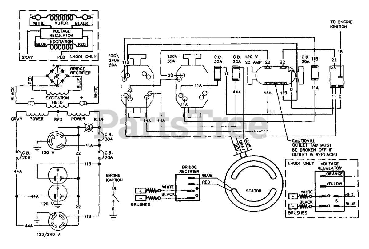 onan generator output wiring diagram