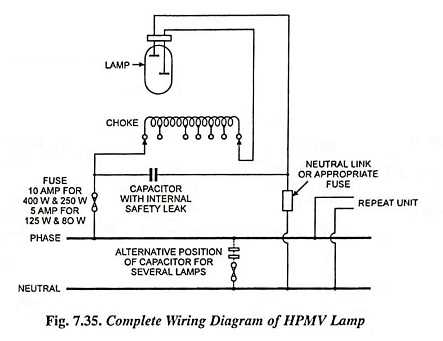 sodium vapor lamp circuit diagram