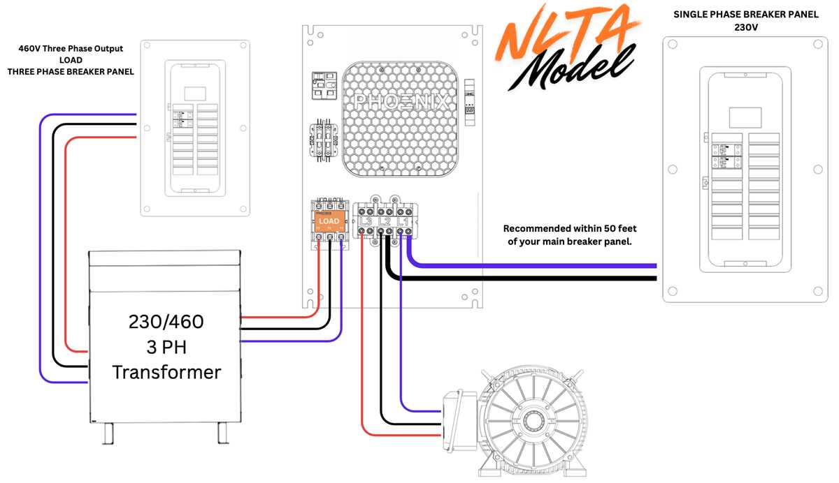 230 460 motor wiring diagram