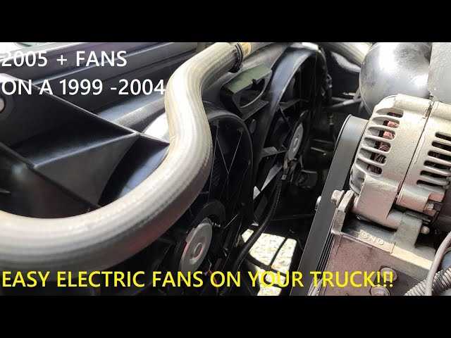 2003 silverado electric fan conversion wiring diagram