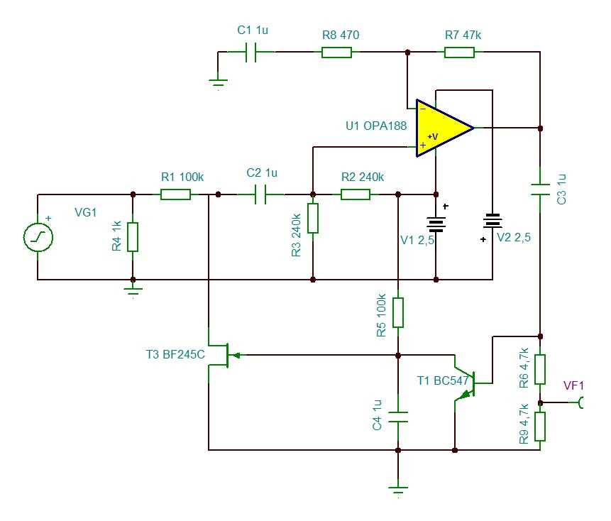 automatic gain control circuit diagram