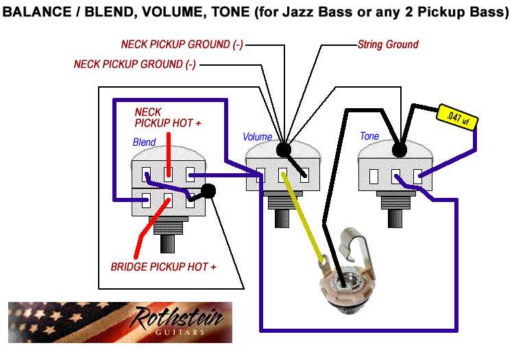 jazz bass circuit diagram