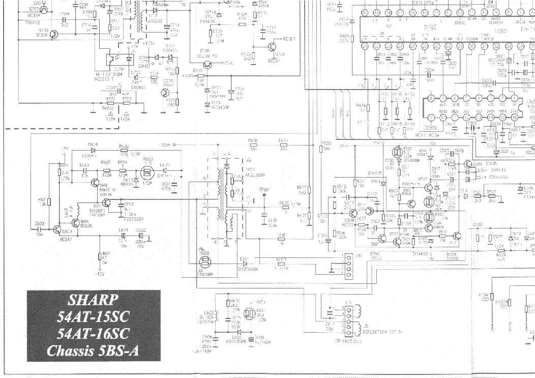 sharp tv primo schematic diagram