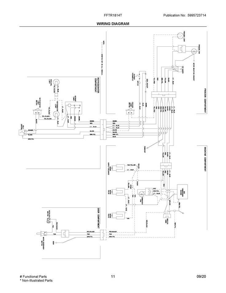 frigidaire refrigerator schematic diagram