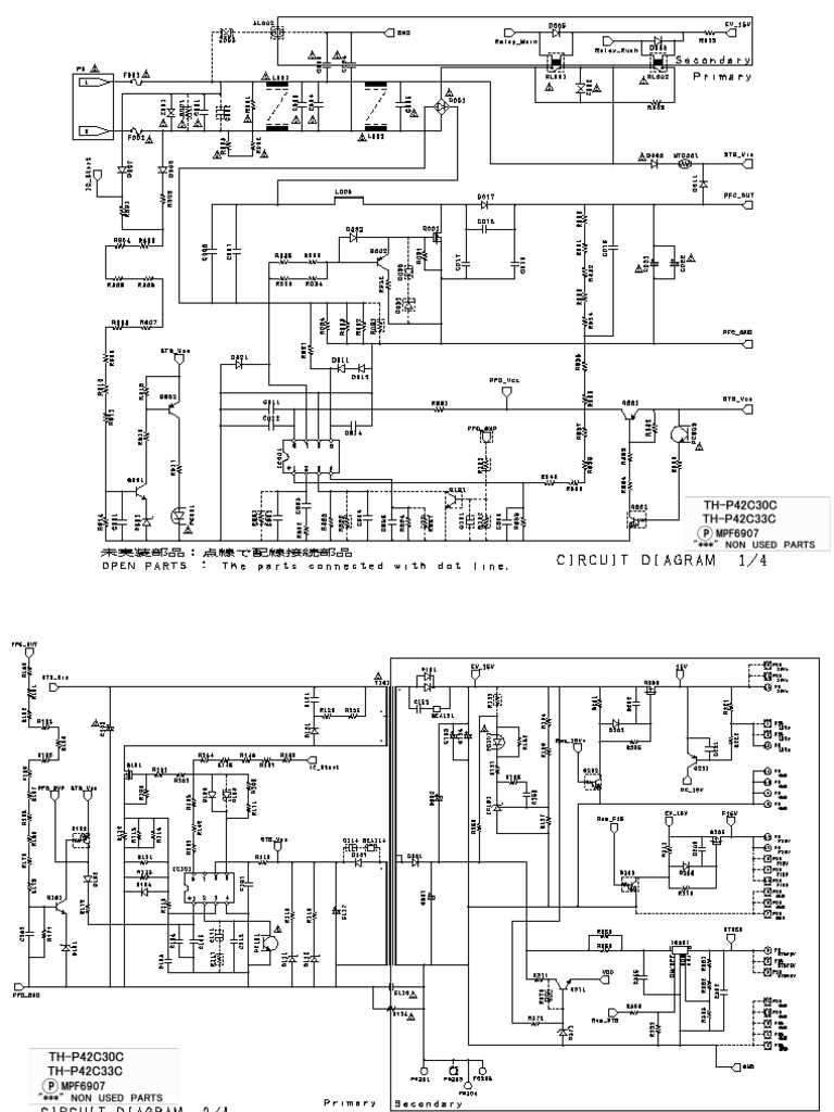 panasonic plasma tv schematic diagram