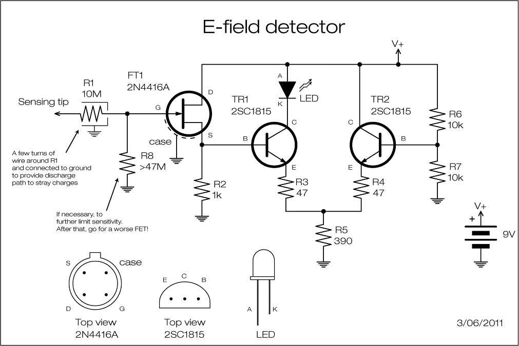 parallel field on a schematic diagram