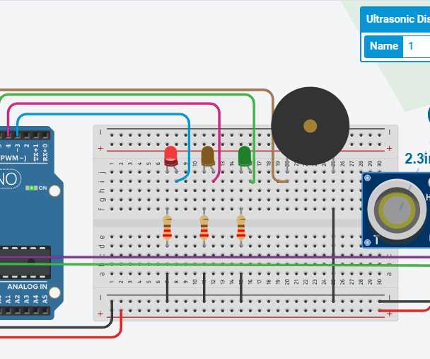 parking sensor circuit diagram